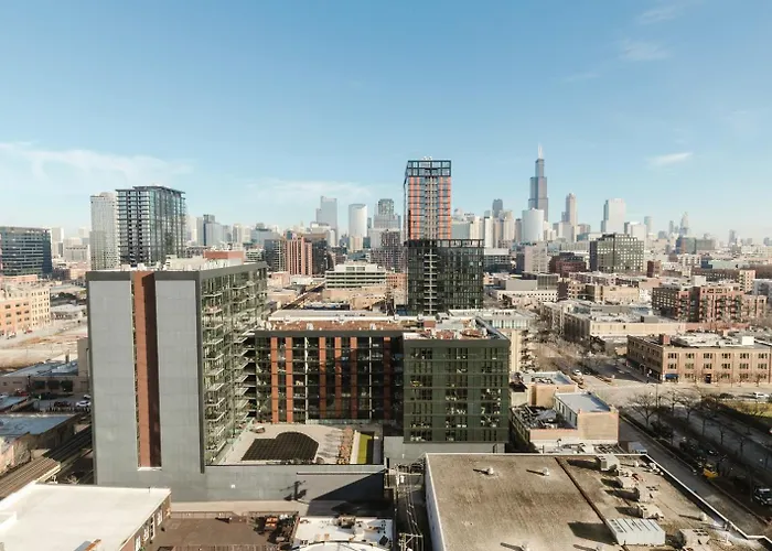 Appartement Blueground West Loop Rooftop Pool Gym Chi-1170 *