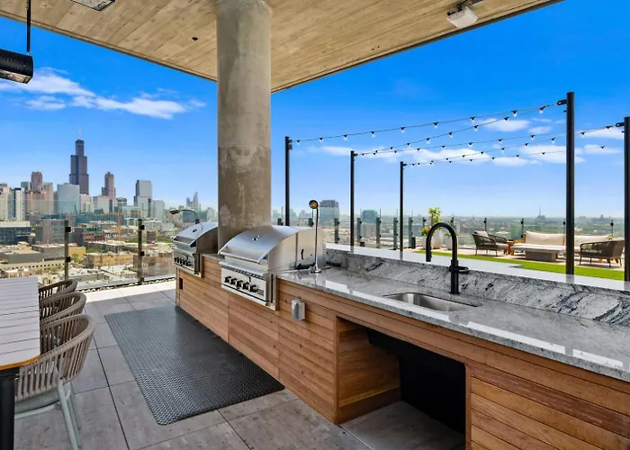 Blueground West Loop Rooftop Pool Gym Chi-1170 Appartement Chicago