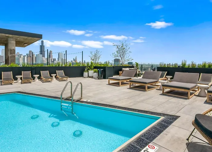 Blueground West Loop Rooftop Pool Gym Chi-1170 Appartement